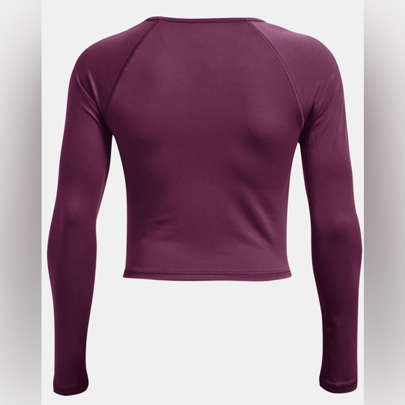 Plum Under Armour Small Crop Long Sleeve - Picture 2 of 4